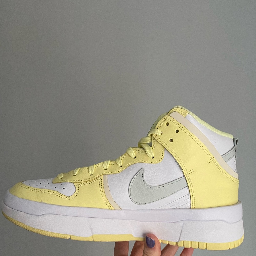 Women’s Nike Dunk High Up 'White Citron Tint' - Picture 1 of 5